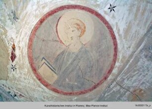 Ausmalung mit Thronendem Christus und Heiligen Kriegern