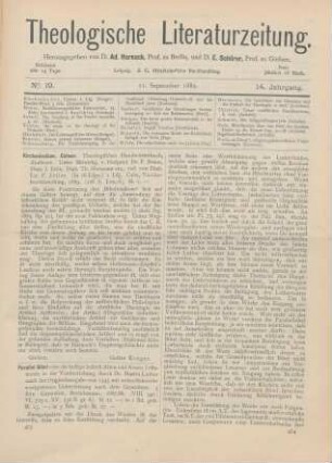 473 [Rezension] Zeller, Paul (Hrsg.), Calwer Kirchenlexikon. Theologisches Handwörterbuch, illustriert. 1. Lfg