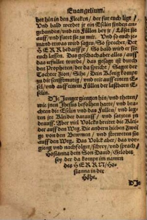 Hauspostil vber die Sontags vnd der furnemesten Feste Euangelien Durch das gantze jar