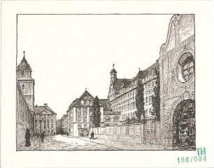 Fischer, Theodor; München; Polizeipräsidium - Perspektive