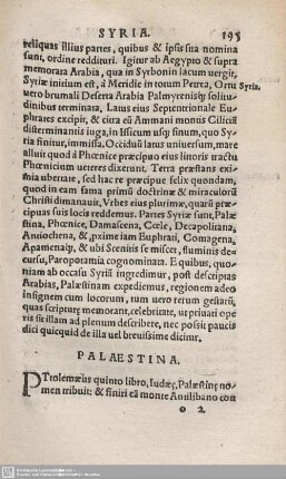 Palaestina.