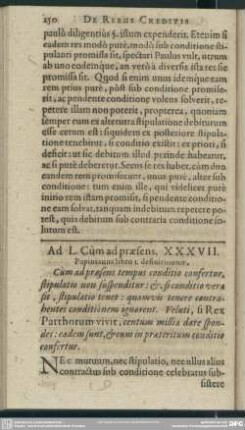 Ad L. Cum ad praesens. XXXVII. Papinianus libro 1 definitionum