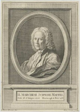 Bildnis des Marchese Scipione Maffei