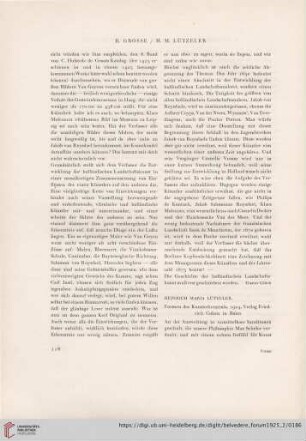 [Rezension von: Heinrich Maria Lützeler, Formen der Kunsterkenntnis]