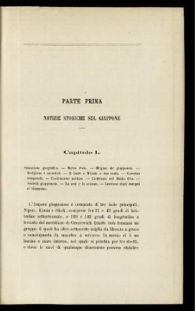 PARTE PRIMA NOTIZIE STORICHE SUL GIAPPONE