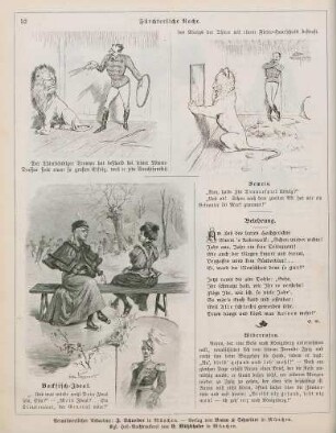 "Fürchterliche Rache" "Backfisch-Ideal"