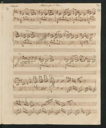 Rêverie pour le piano; pf; a-Moll