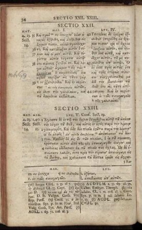 Sectio XXII. - Sectio XXVIII.