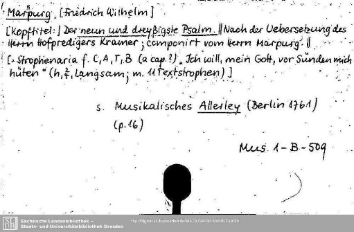 Marpurg, Friedrich Wilhelm
