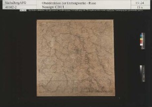Grubenfelder von Himmelfahrt Fundgrube, Junge Hohe Birke Fundgrube , Friedrich Erbstolln und Kröner Fundgrube