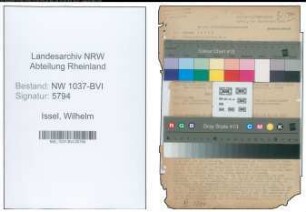 Entnazifizierung Wilhelm Issel , geb. 19.06.1896 (Steuerhelfer)