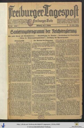 Nr. 226-252 (Oktober 1930)