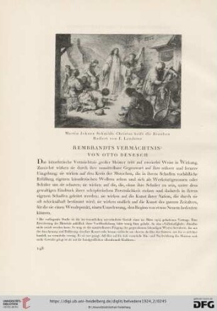 Rembrandts Vermächtnis