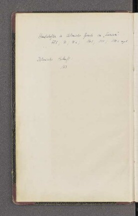 [Verweis auf Handschriften italienischer Herkunft und in italienischer Sprache.]