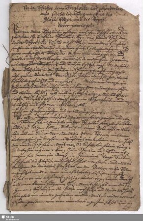 Von der Bergmännischen-Music - Mscr.Dresd.App.3149 : Kapitelüberschrift