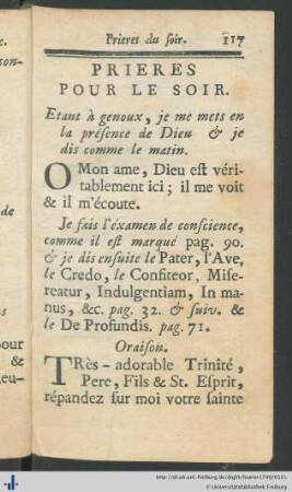 Prieres Pour Le Soir