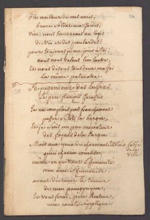 Le jugement des enfers du pere françois Garassus (chanson)