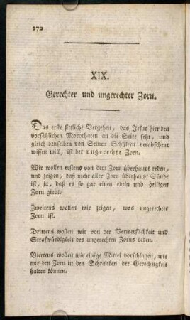 270-286, XIX. Gerechter und ungerechter Zorn.