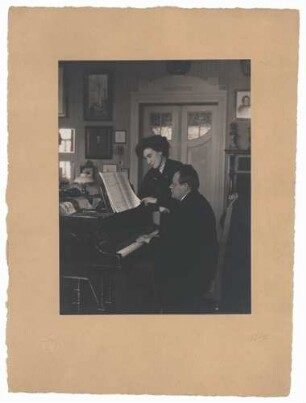 Max Reger mit Gertrud Fischer-Maratzki