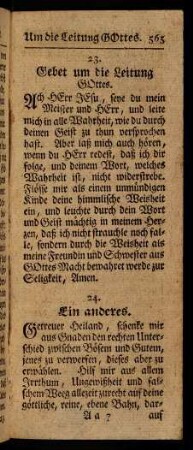 565-567, Um Gottes Leitung