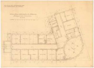 Schwestern-Altenheim für das Diakonissenmutterhaus »Oberlinhaus«, Potsdam: Grundriss KG 1:50