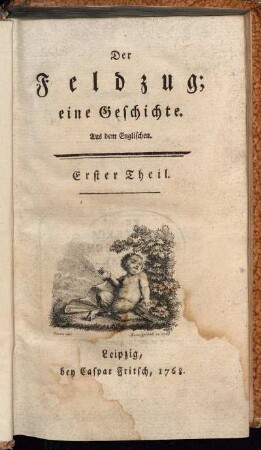 Theil 1: Der Feldzug. Erster Theil