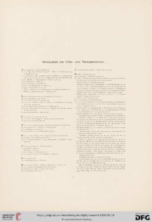 Verzeichnis der Orts- und Personennamen