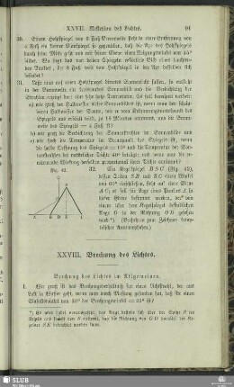 XXVIII. Brechung des Lichtes