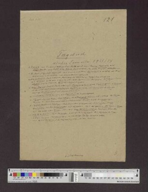 Band 121: Wintersemester 1933/1934, Hamburg