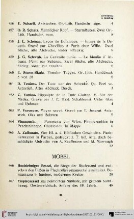 Möbel (Nr. 466-475)