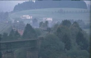 Freudenstadt Grüntal Lok 038 772 E FDS-S Bnb-Wagen Stockerbachviadukt
