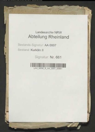 Kölnische Zolltarife und Zollordnungen