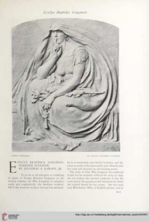 Evelyn Beatrice Longman: feminine sculptor