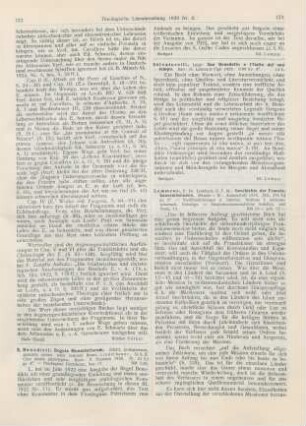 173-174 [Rezension] Linderbauer, Benno (Ed.), S. Benedicti: Regula Monasteriorum