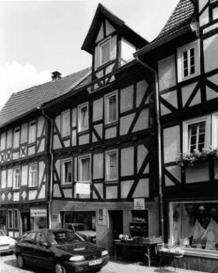Fachwerkwohnhaus; Alsfeld, Roßmarkt 4