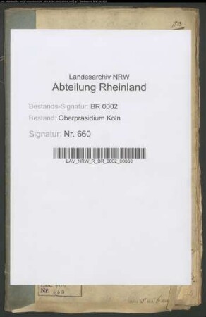 Beschwerde des Notars Lenders gegen die ihm aufgegebene Reinigung der Gräben des Schlosses Neersen