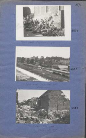 Front westl. Bapaume, Beaumont 1915