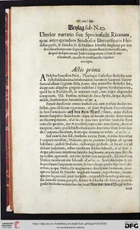 Actio prima