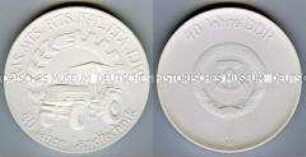 Medaille 40 Jahre Landtechnik / 40 Jahre DDR
