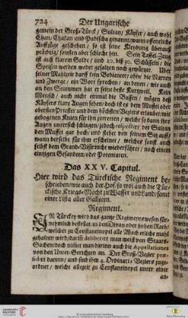 Das XXV. Capitul