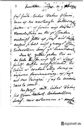 3: Brief von Luise Gräfin Stolberg-Stolberg an Johann Wilhelm Ludwig Gleim