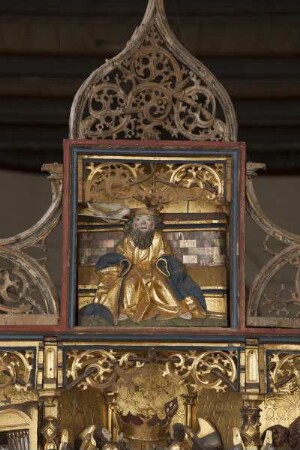 Marienaltar — Altar im geöffneten Zustand — Gottvater