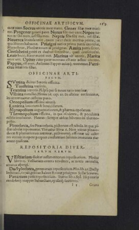Officinae artificum.