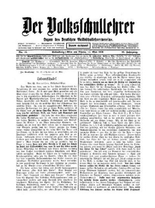Lebensschule! : (Schluß)