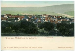 Gruss aus Michelsberg bei Leitmeritz. Totalansicht