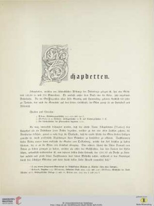 ⟦Schapdetten⟧