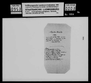 Ergänzungswahl eines ritterschaftlichen Abgeordneten zum Landtag 1839 (26.3.)