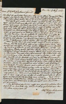 Rom, 8. Aug. 1767