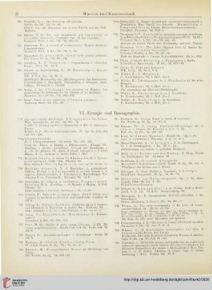 VI. Liturgie und Ikonographie