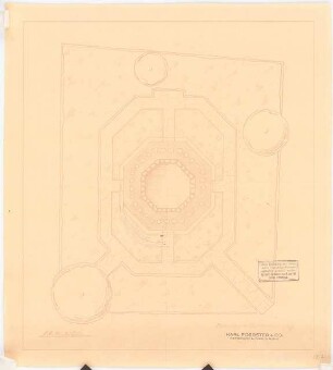 Staudengarten Kappel, Berlin-Dahlem: Gartenplan 1:100